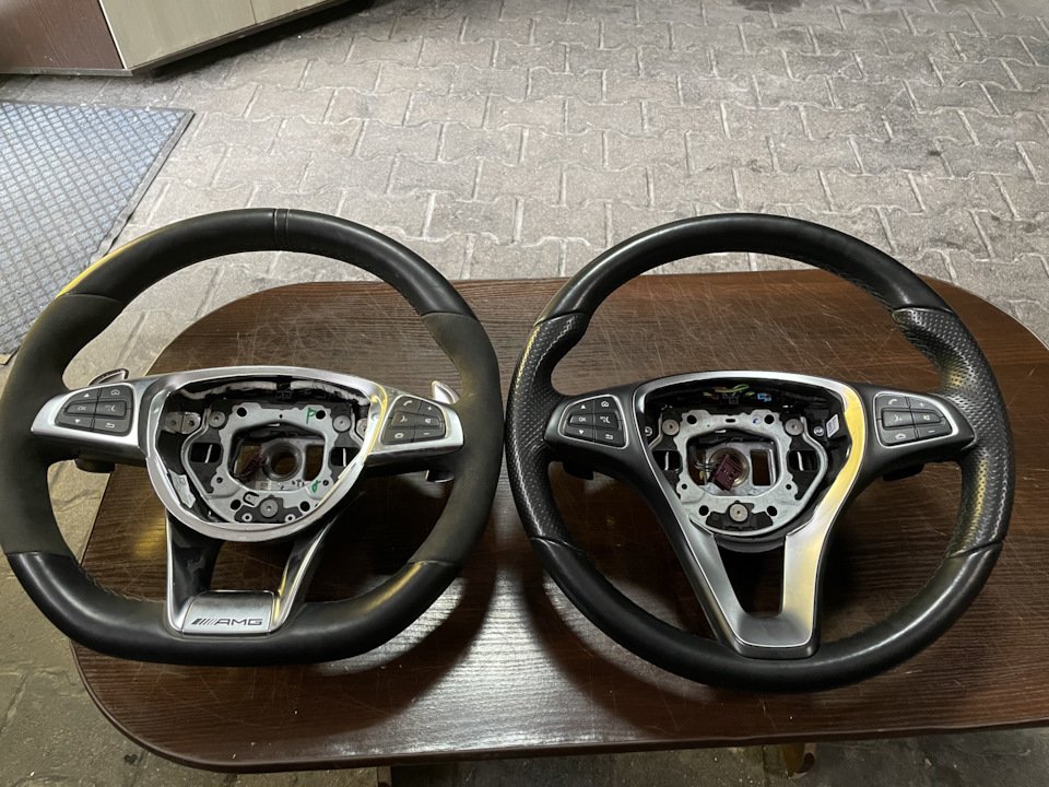 Сравнение. AMG реально потолще.