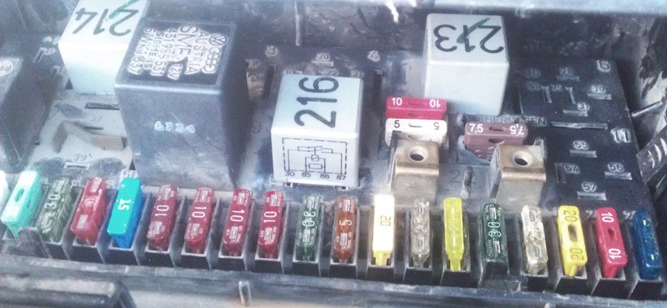 Вставил Реле 216 на свое место
