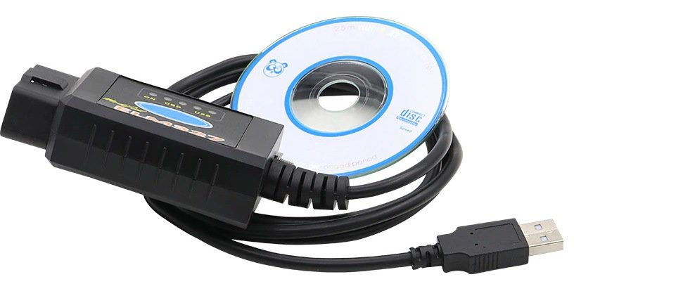Кабель ELM 327 с переключателем для Forscan.