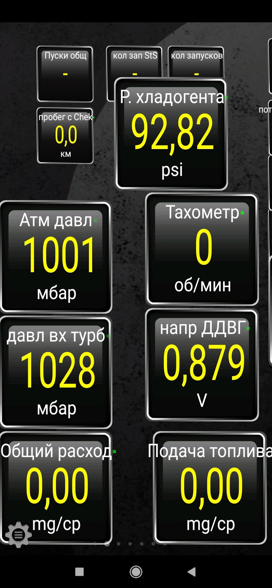 Разница с атмосферным давлением — 27 мбар.