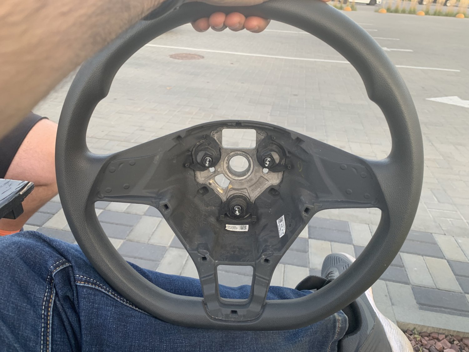 Подменный руль с VW Jetta
